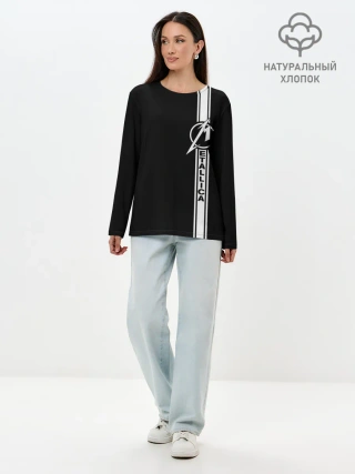 Лонгслив женский. Хлопок / Metallica