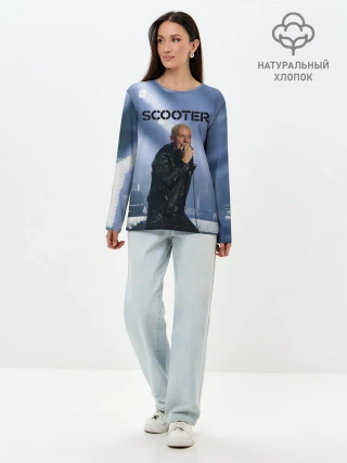 Лонгслив женский. Хлопок / Scooter