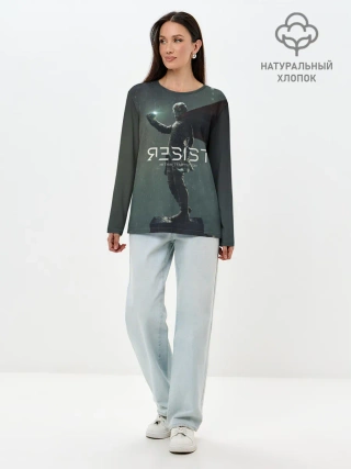 Лонгслив женский. Хлопок / Within Temptation RESIST