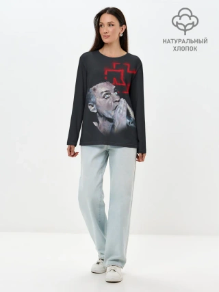 Лонгслив женский. Хлопок / Rammstein