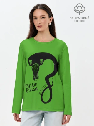 Лонгслив женский. Хлопок / BILLIE EILISH
