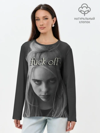 Лонгслив женский. Хлопок / BILLIE EILISH