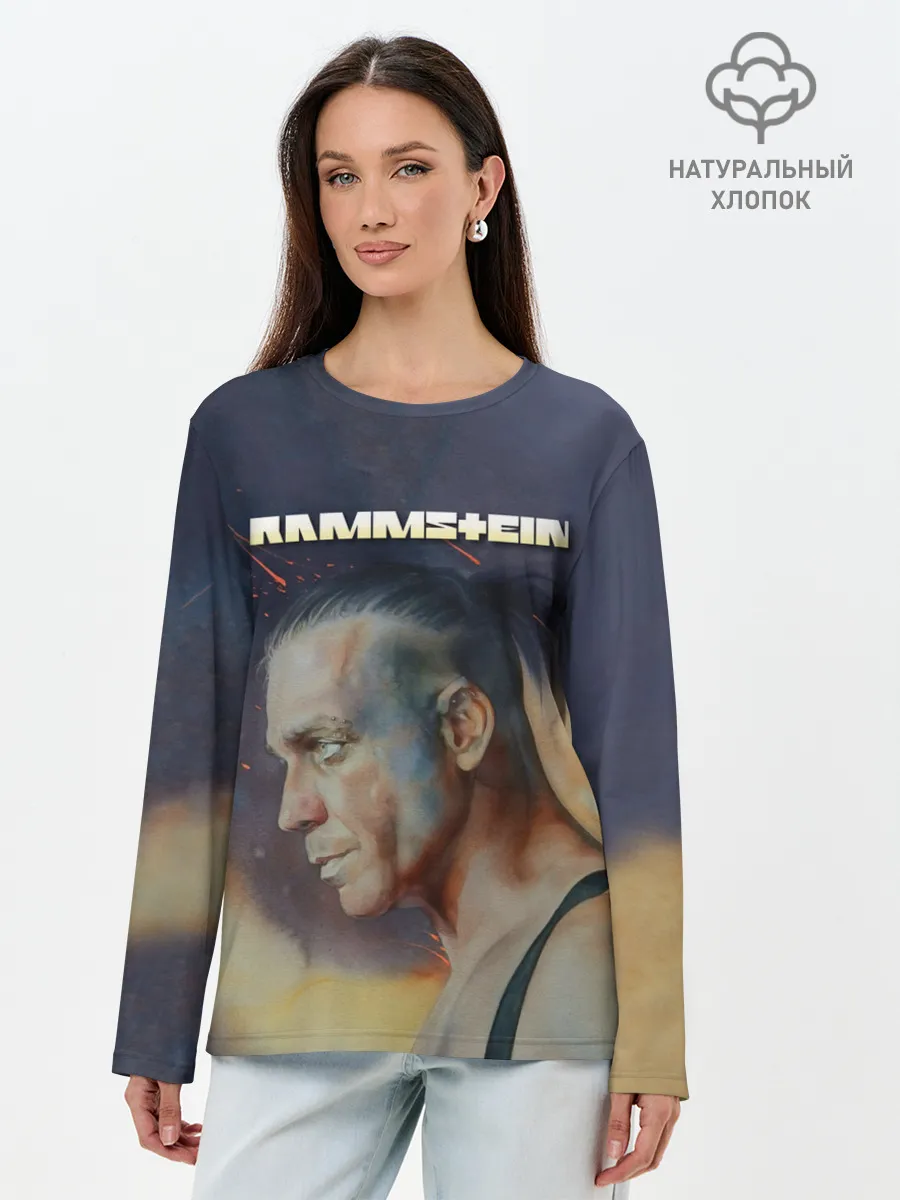 Лонгслив женский. Хлопок / Rammstein