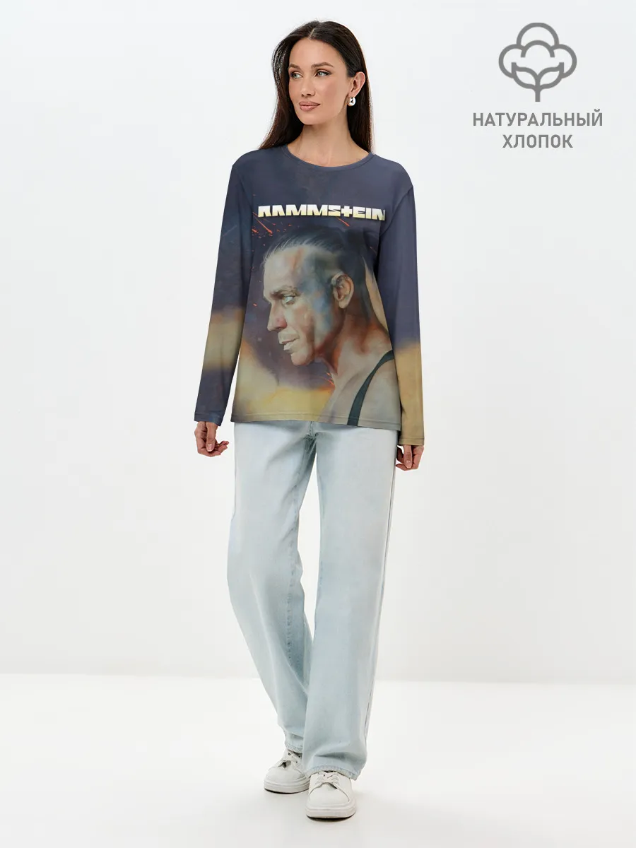 Лонгслив женский. Хлопок / Rammstein