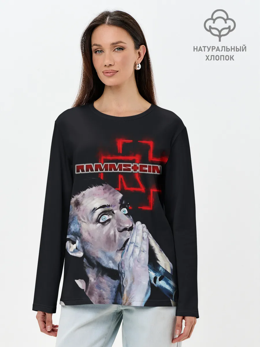 Лонгслив женский. Хлопок / Rammstein