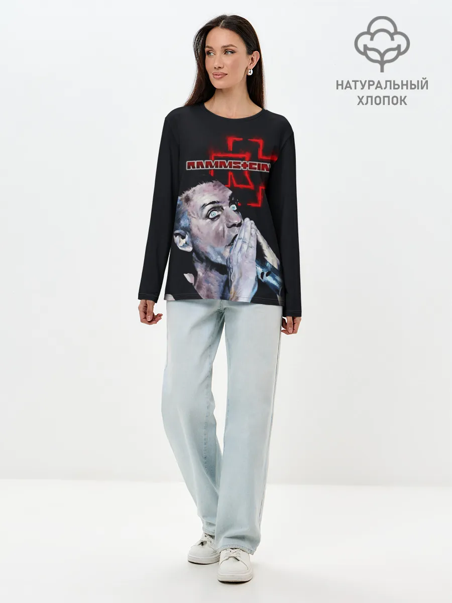 Лонгслив женский. Хлопок / Rammstein