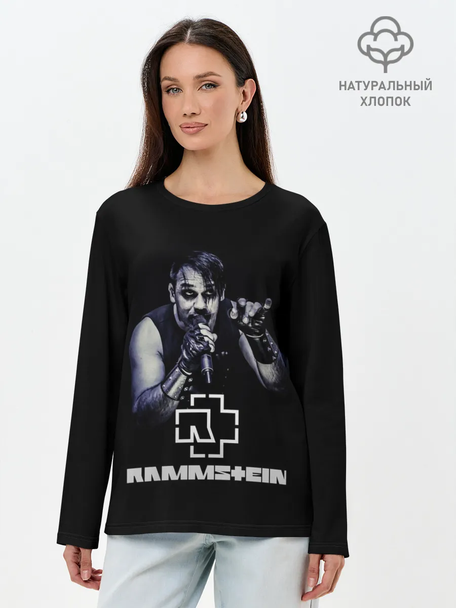 Лонгслив женский. Хлопок / Rammstein