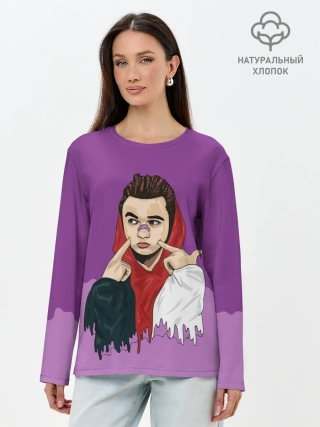 Лонгслив женский. Хлопок / GONE.Fludd
