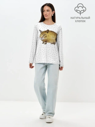 Лонгслив женский. Хлопок / ЧИЛИПИ*ДРИК