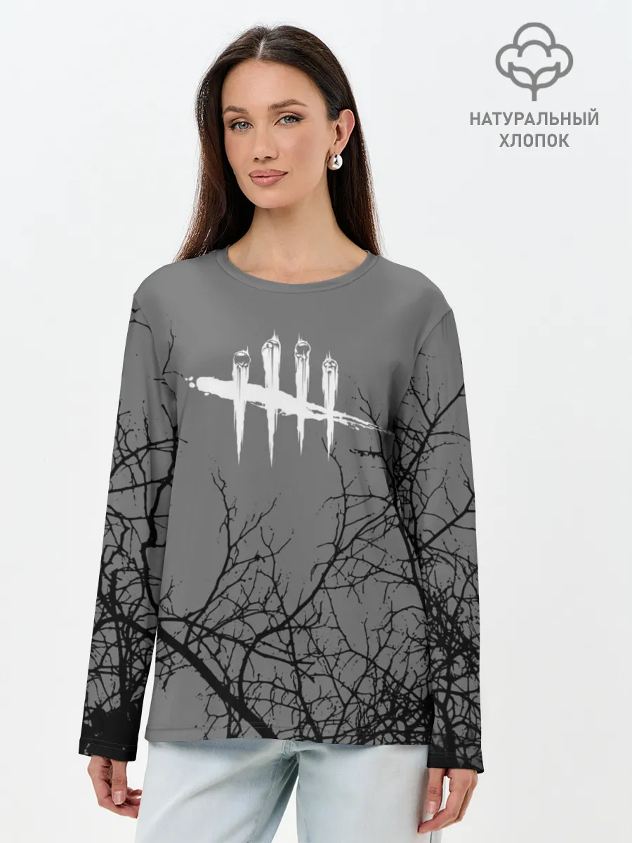 Лонгслив женский. Хлопок / DEAD BY DAYLIGHT