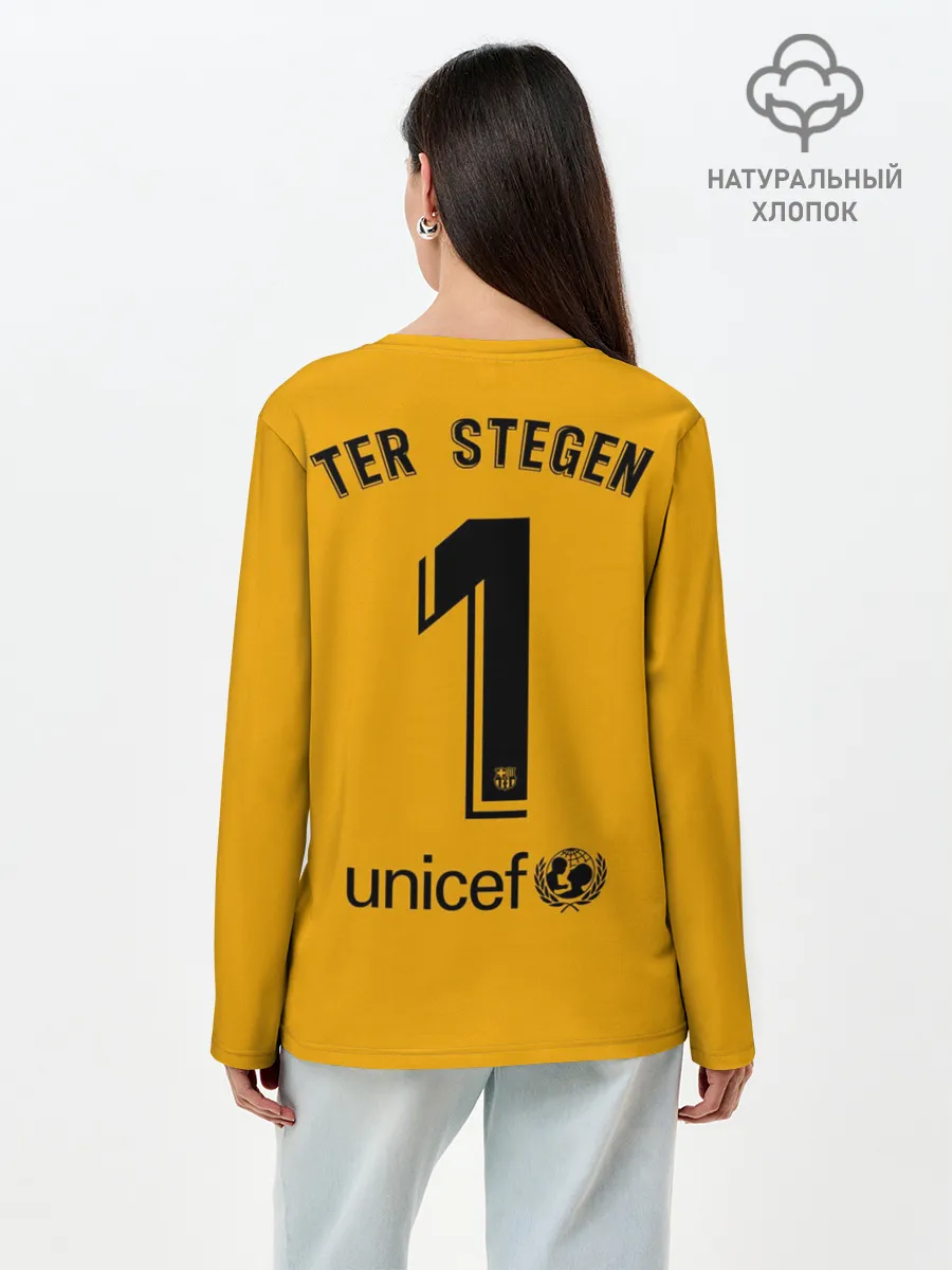 Лонгслив женский. Хлопок / Ter Stegen home gk 19-20