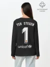 Лонгслив женский. Хлопок / Ter Stegen away gk 19-20