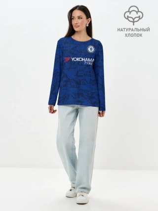 Лонгслив женский. Хлопок / Willian home 19-20