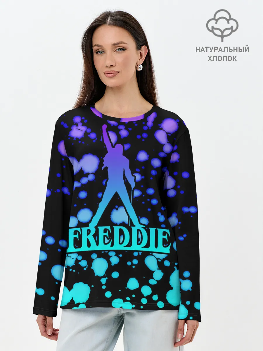 Лонгслив женский. Хлопок / Freddie