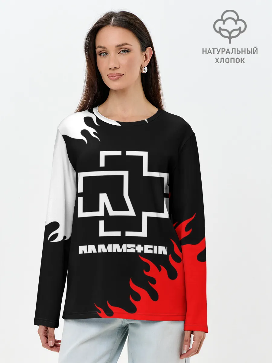 Лонгслив женский. Хлопок / RAMMSTEIN | РАМШТАЙН