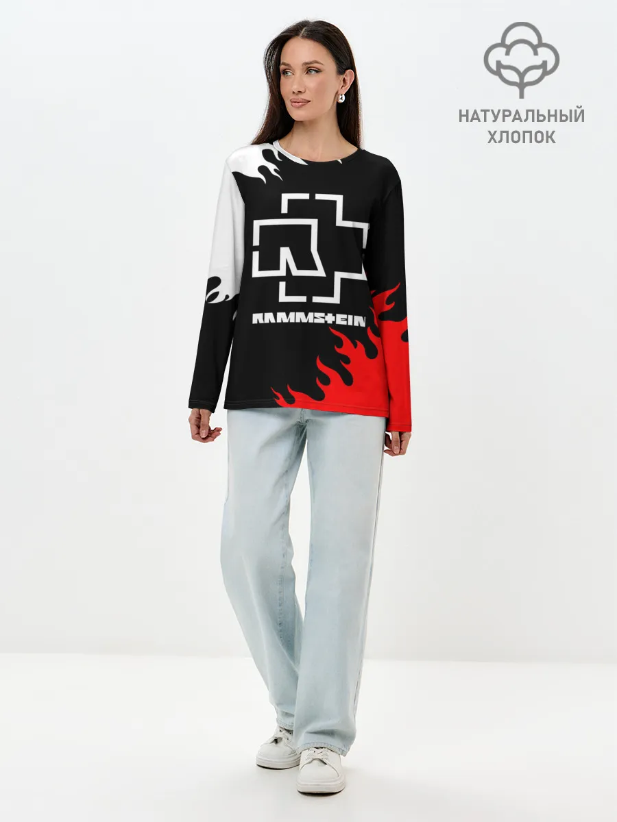 Лонгслив женский. Хлопок / RAMMSTEIN | РАМШТАЙН