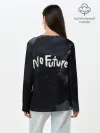 Лонгслив женский. Хлопок / DARK - No Future