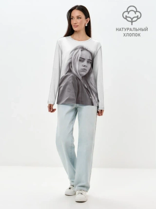 Лонгслив женский. Хлопок / BILLIE EILISH