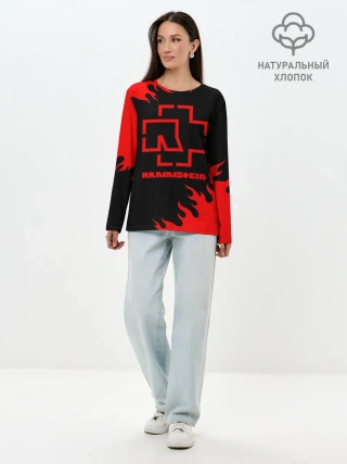 Лонгслив женский. Хлопок / RAMMSTEIN