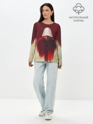 Лонгслив женский. Хлопок / Джун Осборн