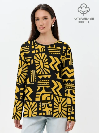 Лонгслив женский. Хлопок / Stranger Things