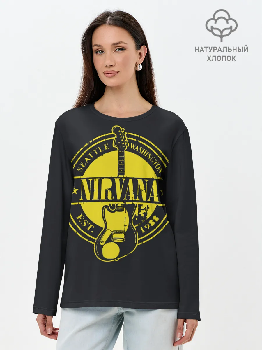 Лонгслив женский. Хлопок / Nirvana