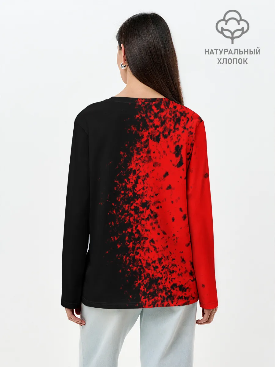 Лонгслив женский. Хлопок / Rammstein.