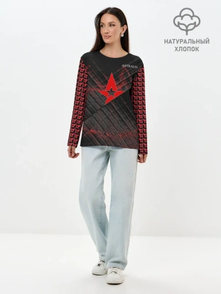 Лонгслив женский. Хлопок / cs:go