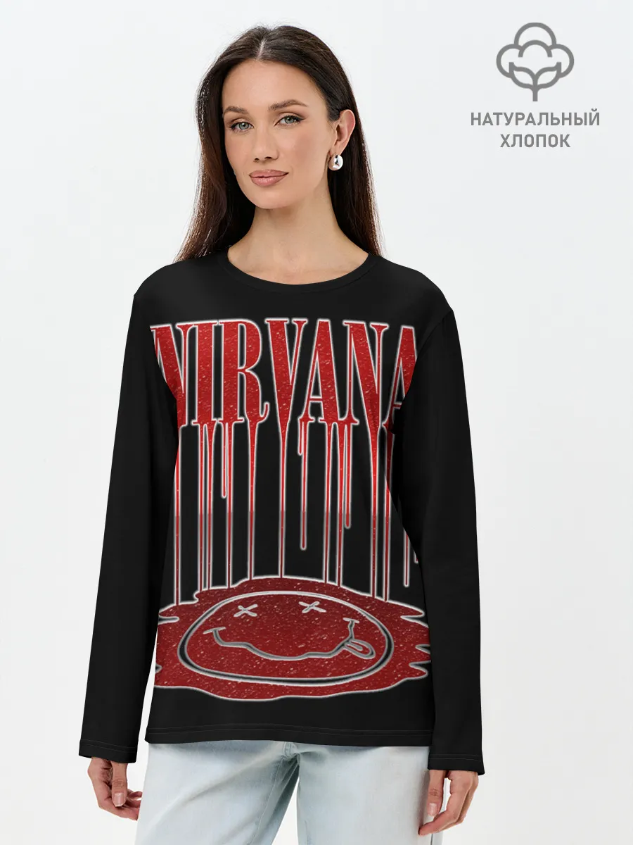 Лонгслив женский. Хлопок / Nirvana