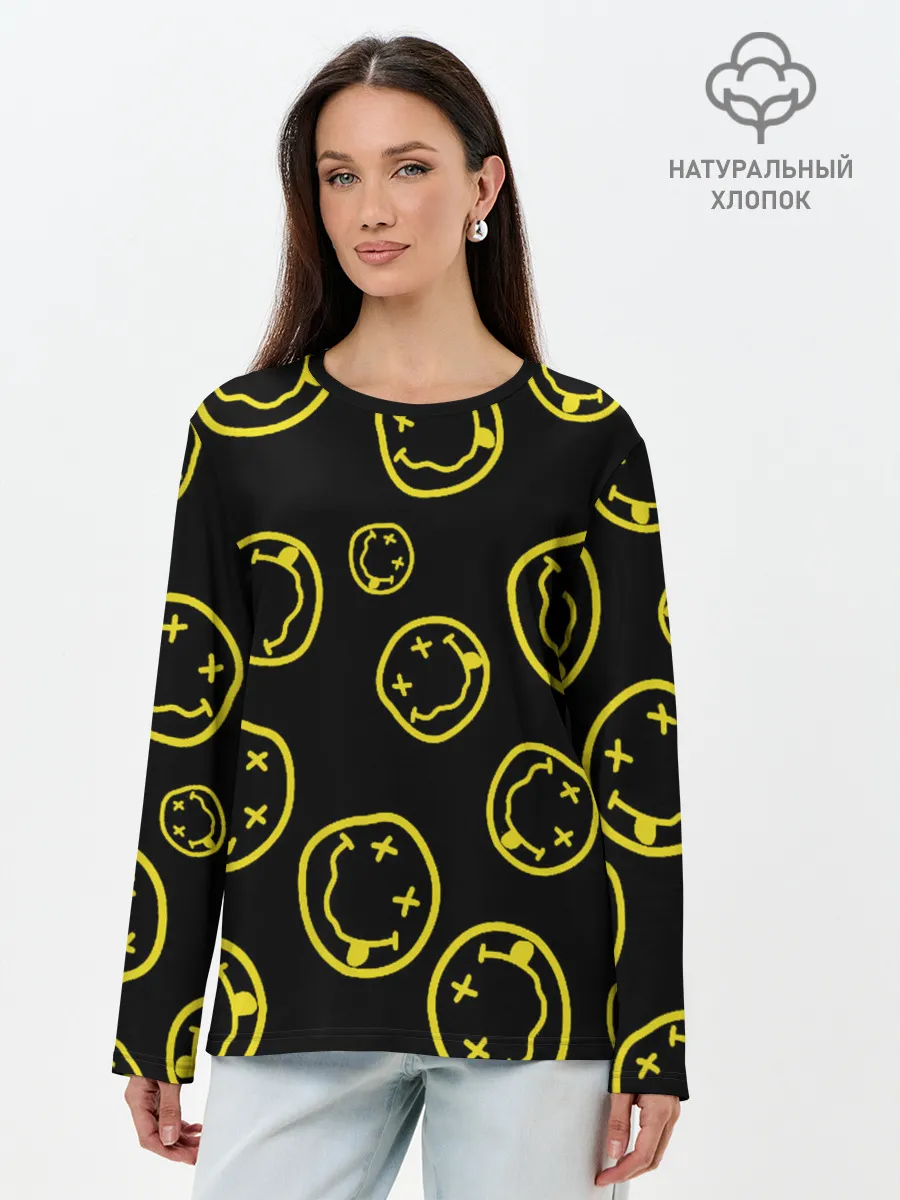 Лонгслив женский. Хлопок / Nirvana