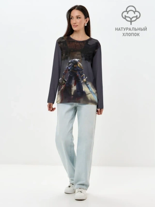 Лонгслив женский. Хлопок / WARHAMMER 40K