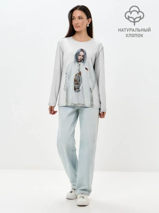 Лонгслив женский. Хлопок / BILLIE EILISH