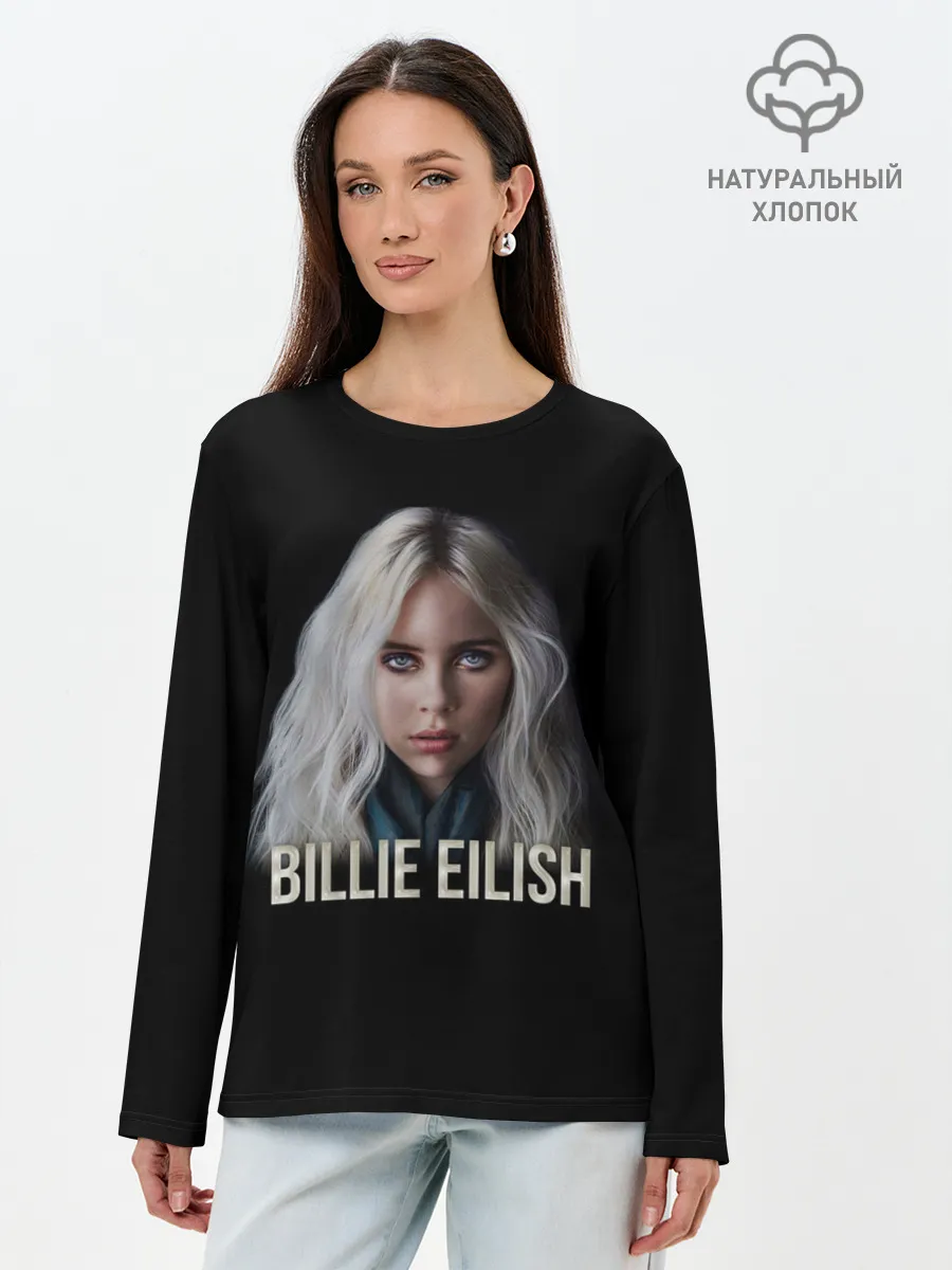 Лонгслив женский. Хлопок / BILLIE EILISH