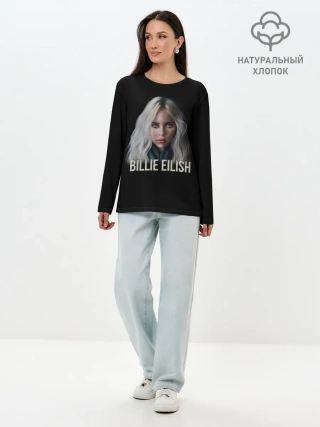 Лонгслив женский. Хлопок / BILLIE EILISH