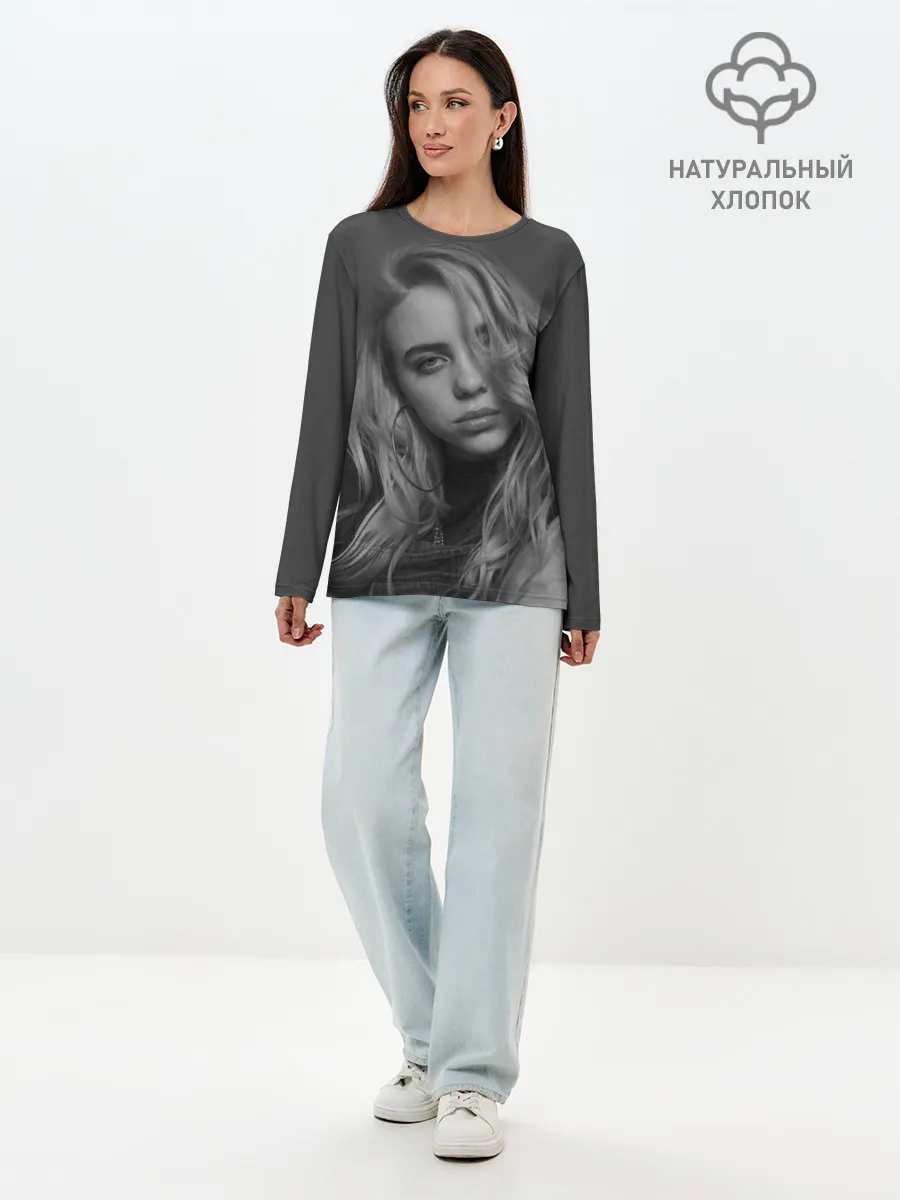 Лонгслив женский. Хлопок / BILLIE EILISH