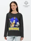 Лонгслив женский. Хлопок / Sonic