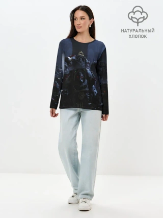 Лонгслив женский. Хлопок / WARHAMMER 40K