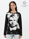 Лонгслив женский. Хлопок / Kurt Cobain
