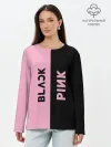Лонгслив женский. Хлопок / BLACKPINK