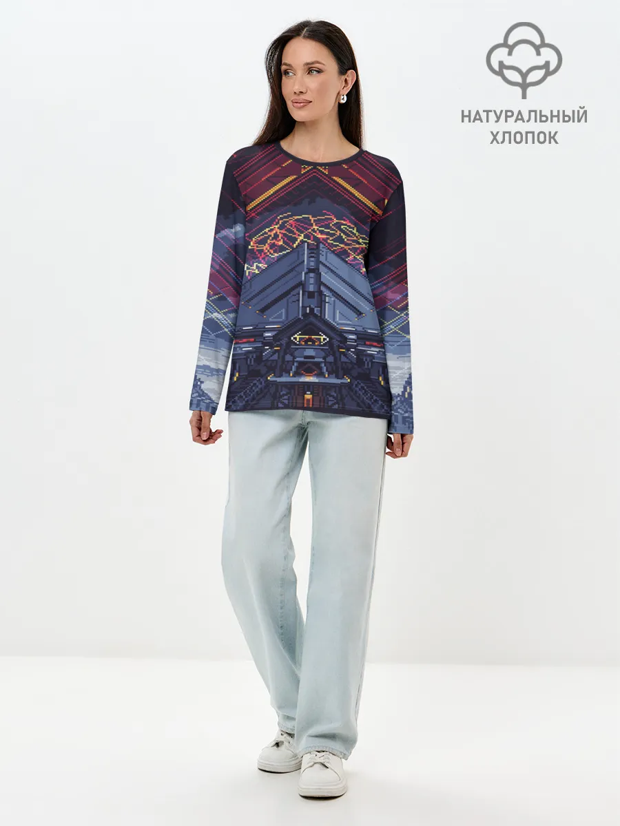 Лонгслив женский. Хлопок / DESTINY