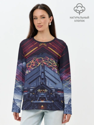 Лонгслив женский. Хлопок / DESTINY