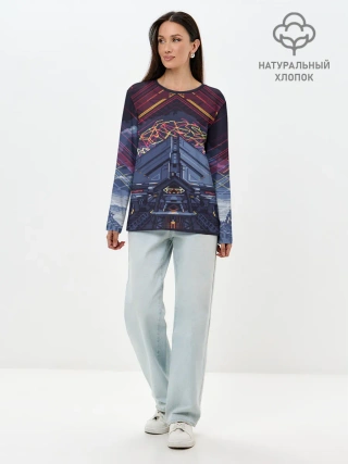 Лонгслив женский. Хлопок / DESTINY