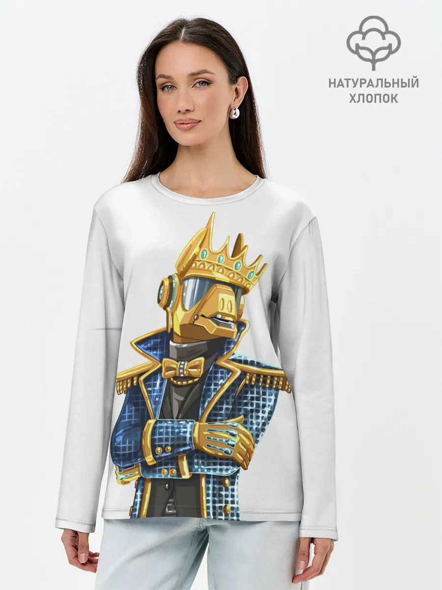 Лонгслив женский. Хлопок / ФОРТНАЙТ X