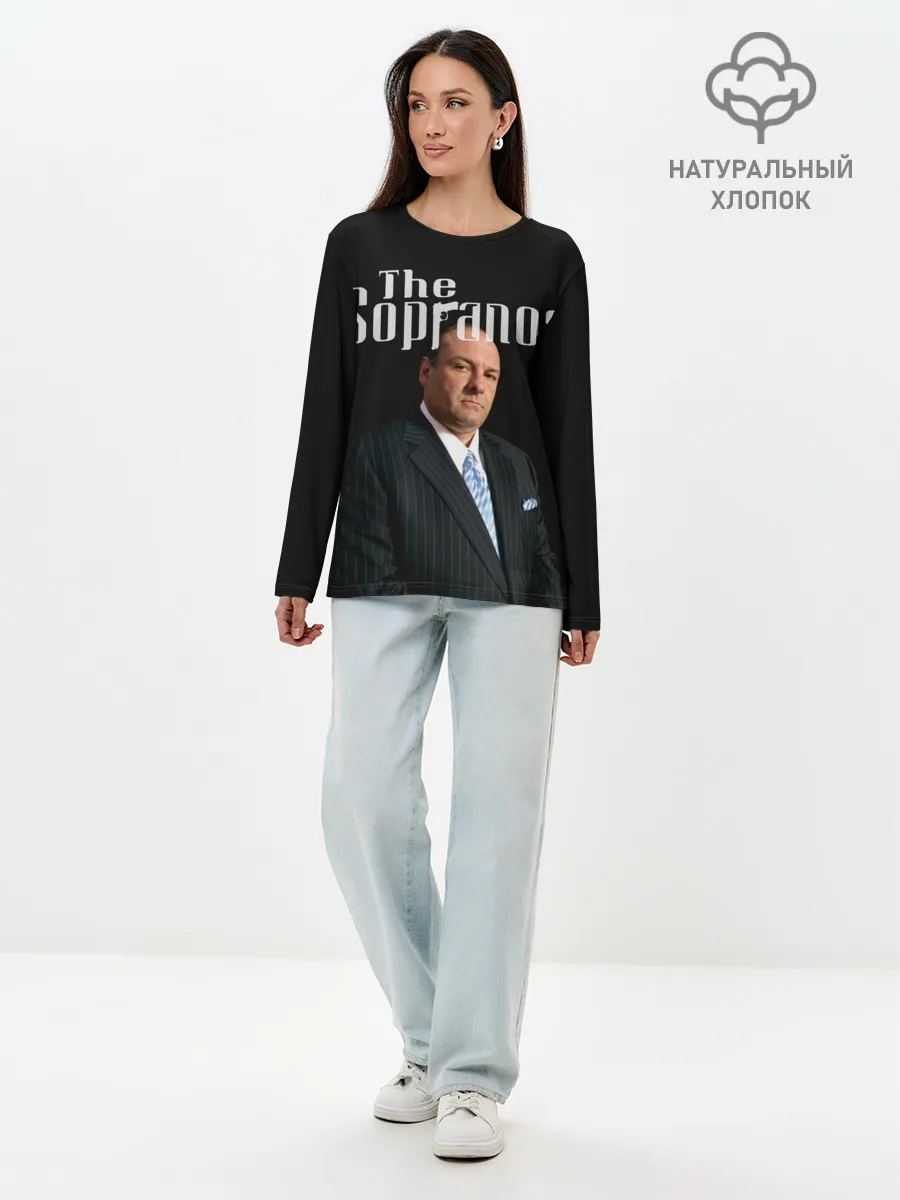 Лонгслив женский. Хлопок / Клан сопрано