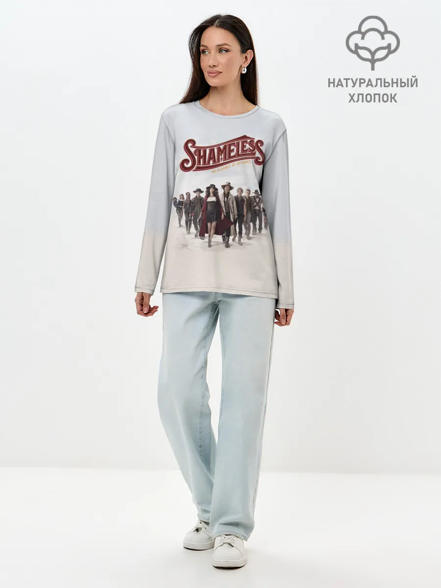 Лонгслив женский. Хлопок / Бесстыдники