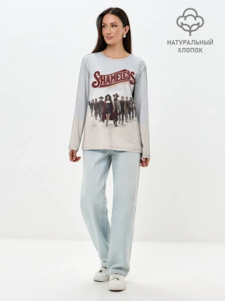 Лонгслив женский. Хлопок / Бесстыдники