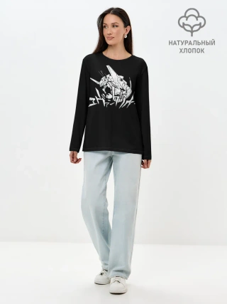 Лонгслив женский. Хлопок / EVANGELION