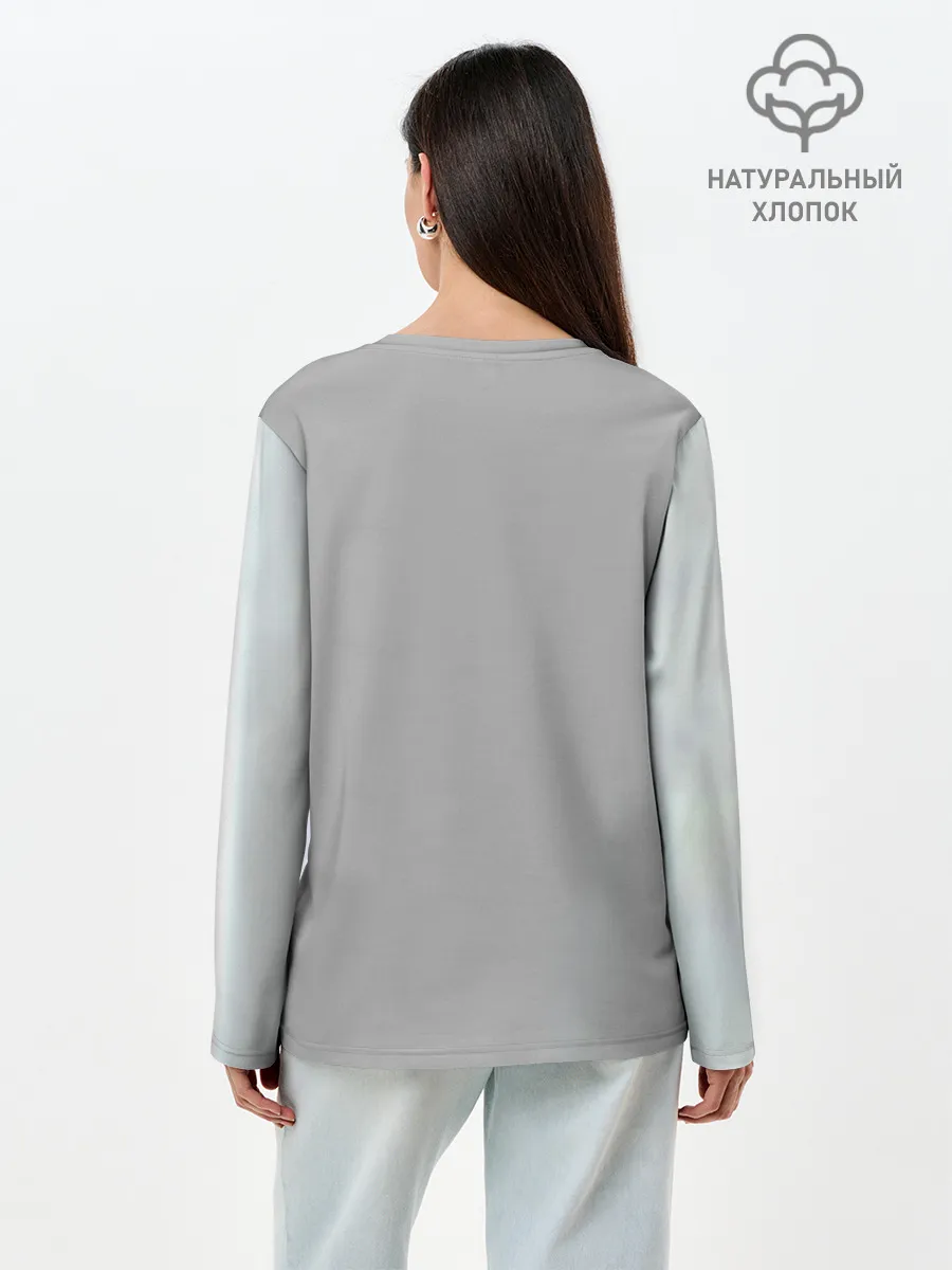 Лонгслив женский. Хлопок / Билли Айлиш