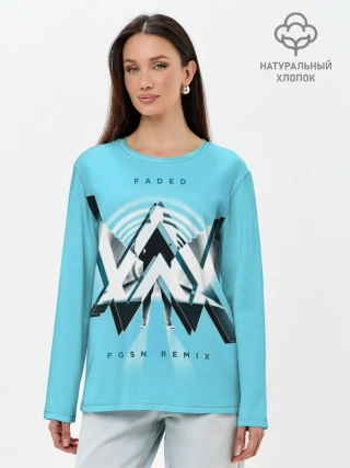 Лонгслив женский. Хлопок / Alan Walker