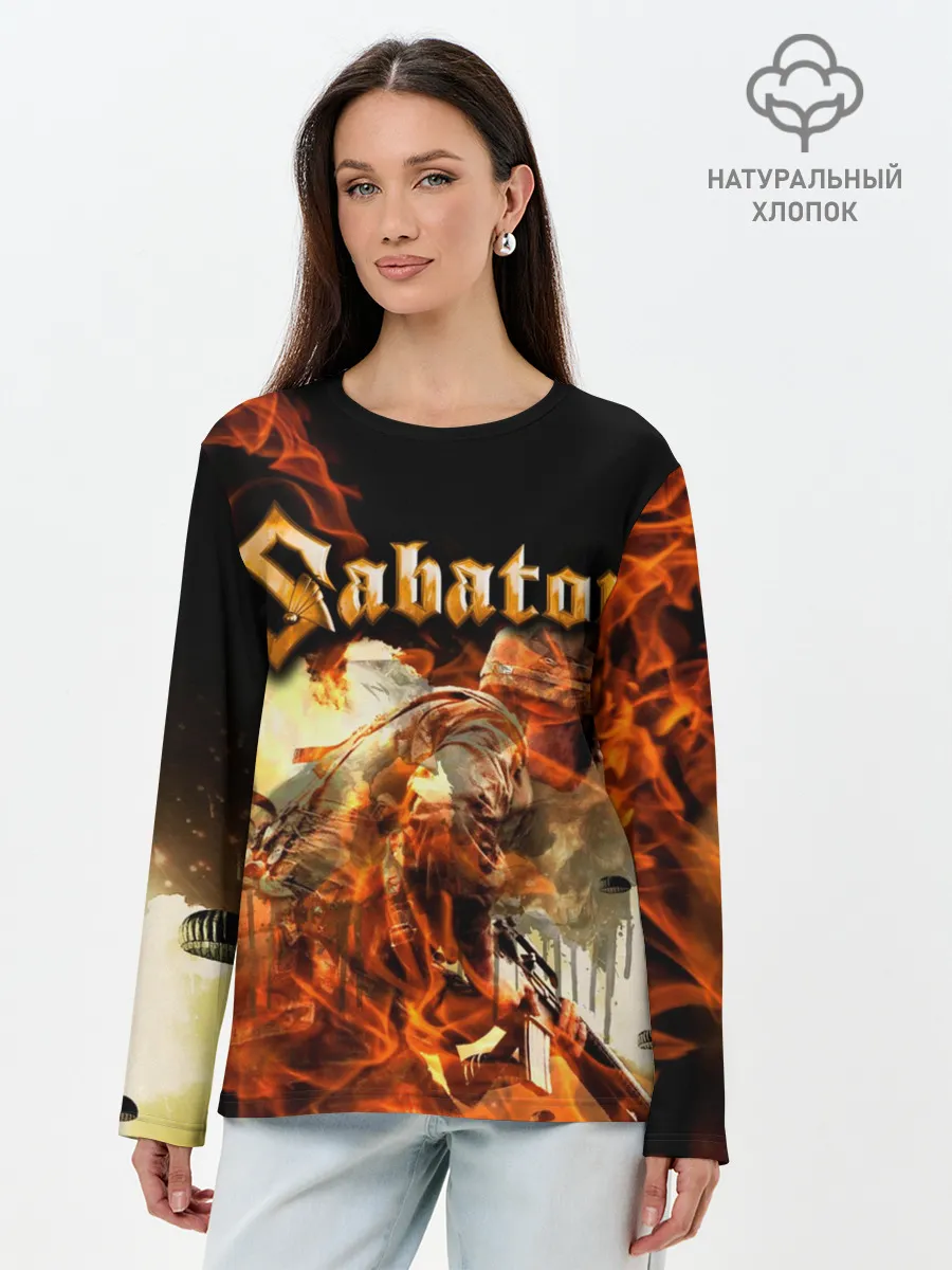 Лонгслив женский. Хлопок / Sabaton
